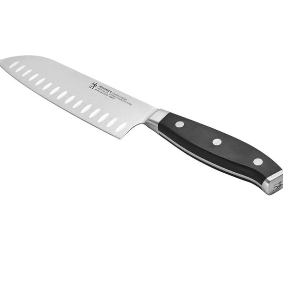 Henckels Premio Forged 7" Hollow Edge Santoku Knife - Picture 1 of 13